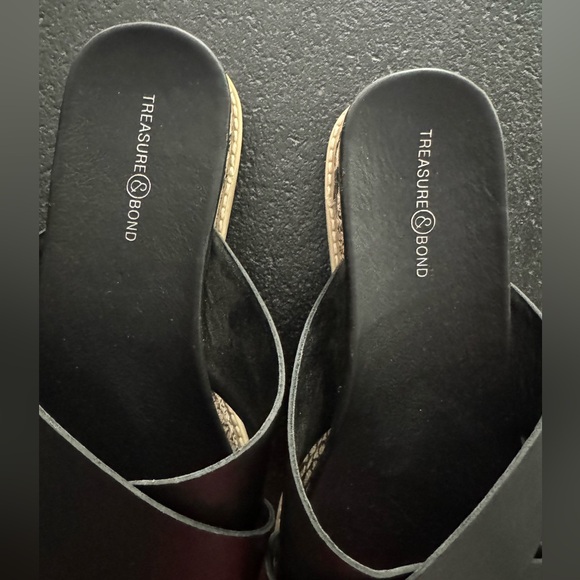 Treasure & Bond Carter Snake Print Platform Sandals- size 8! Never worn! - Picture 6 of 13